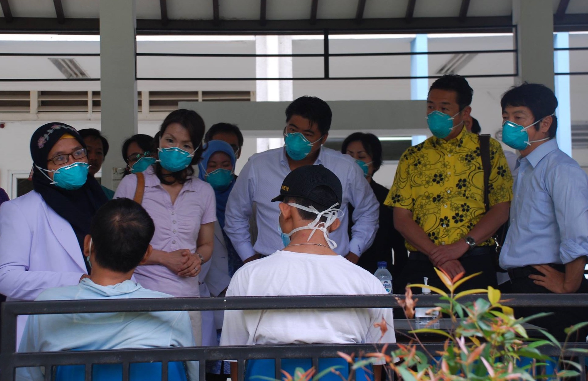 FGFJ Diet Task Force members listened to TB patients at Persahabatan Hospital
