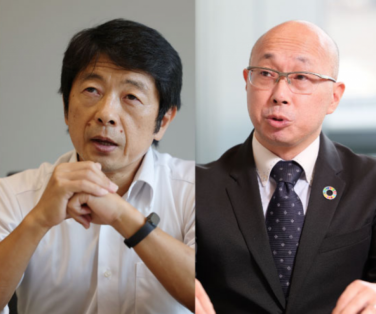 Global Fund Japanese media Jiji Press Dialogue