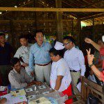 ミャンマーにて、JICAのマラリア対策支援事業を視察