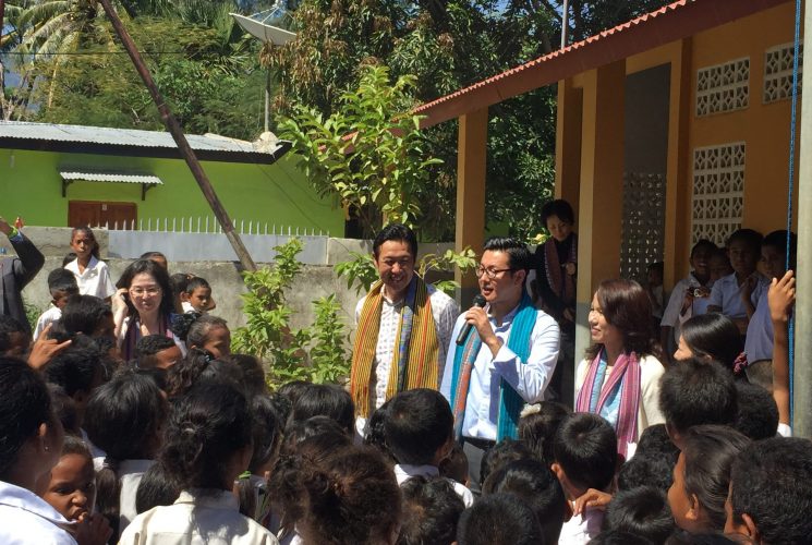 日本のNGOシェアが学校保健教育を行う小学校を訪問